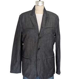 John Varvatos Cotton/Linen Blend Casual Blazer Size 44